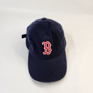 Classic Navy Kids Cap with Red Embroidery